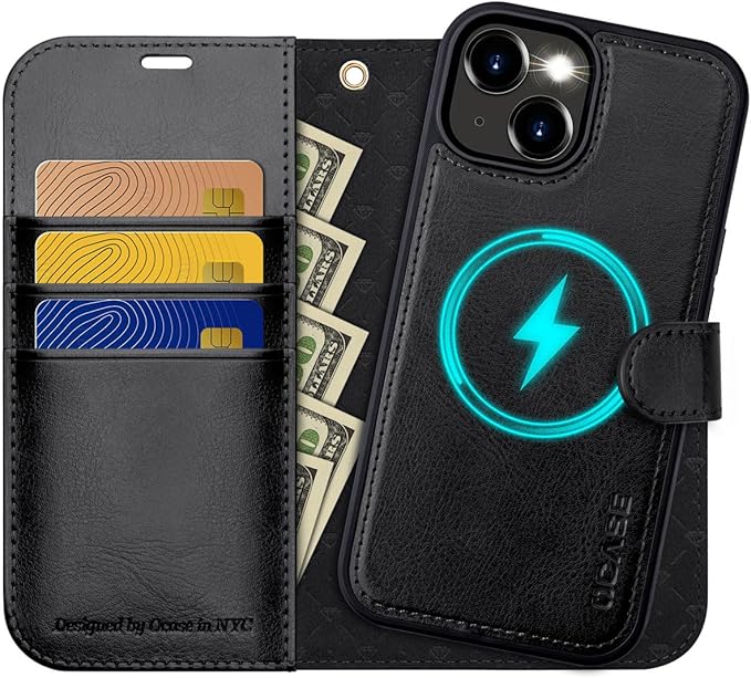 iPhone 16 Wallet 2 in 1 Magnetic Case