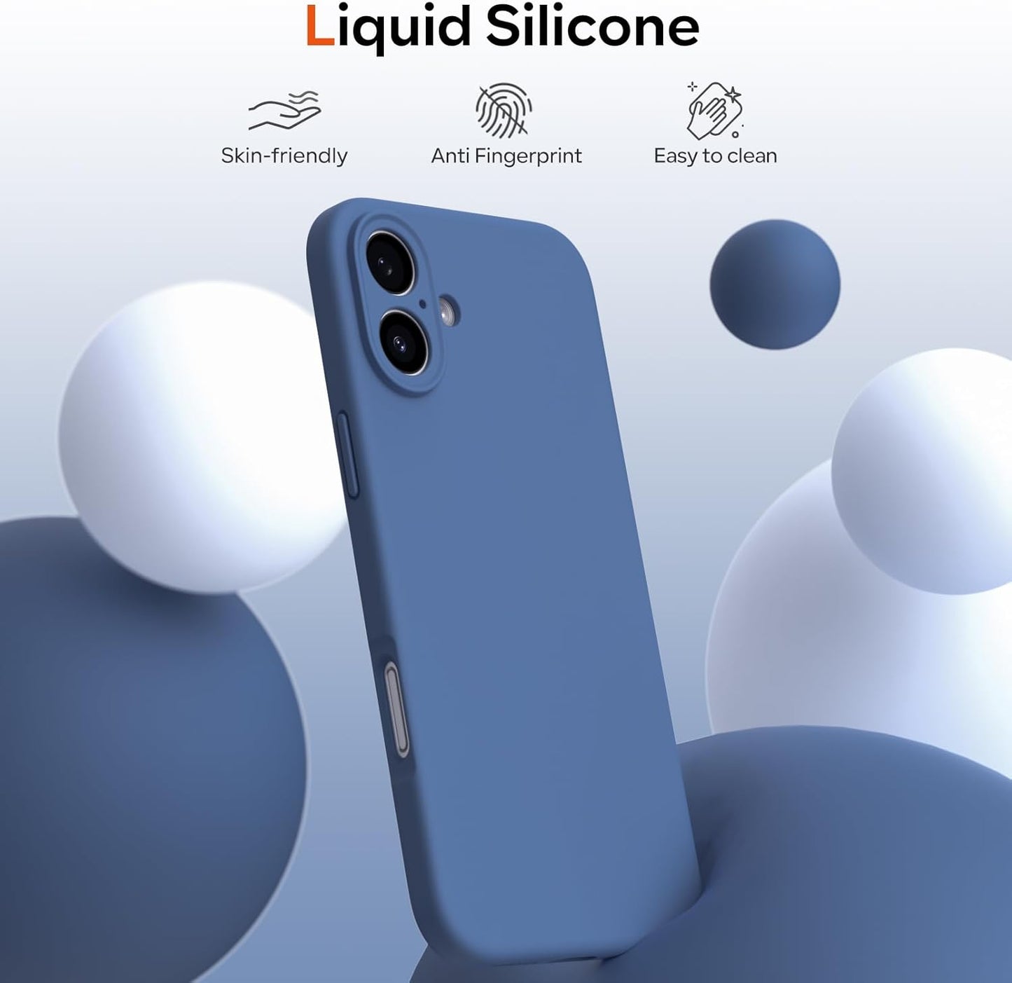 iPhone 16 Plus Soft Silicone Case