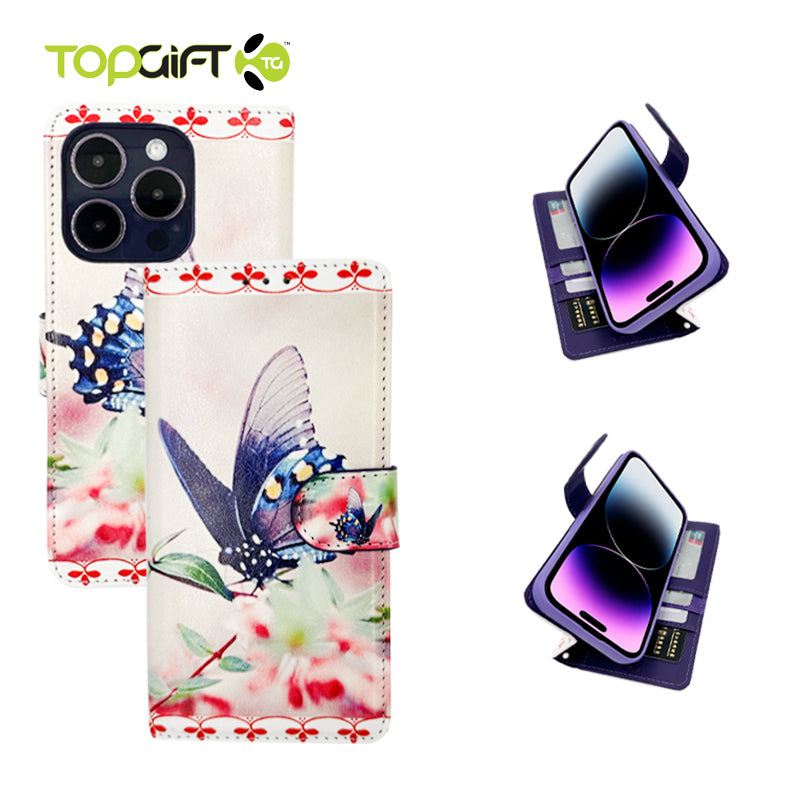 iPhone Case Wallet Printed Design Case