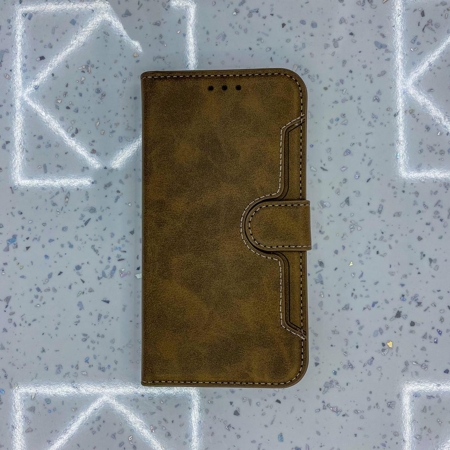 iPhone X / Xs Wallet Double Stiches Side Pocket Case