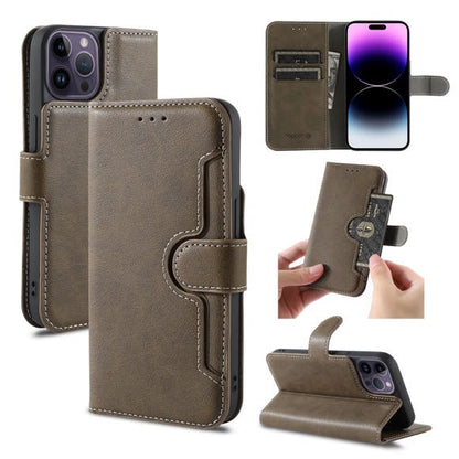 iPhone X / Xs Wallet Double Stiches Side Pocket Case